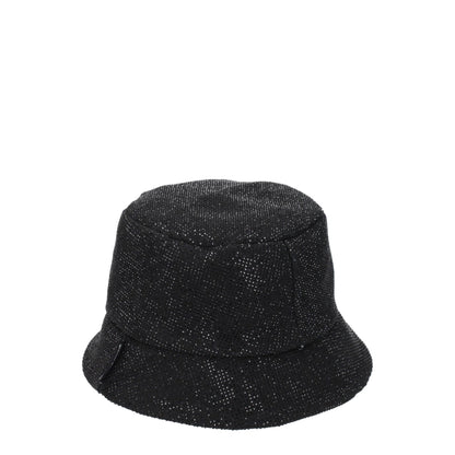 Black Cotton Bucket Hat