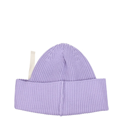 Purple Cotton Beanie