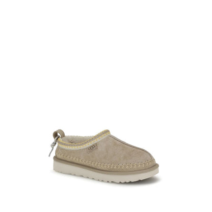 Beige Leather Moccassin