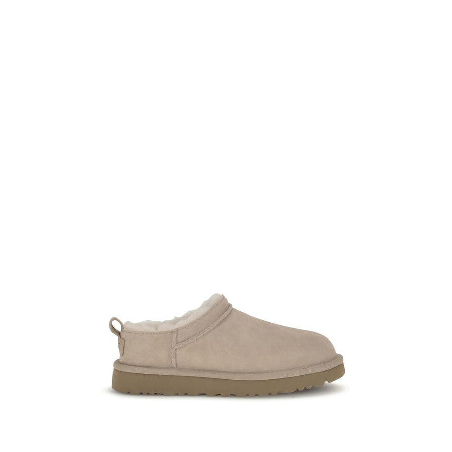 Beige Leather Moccassin