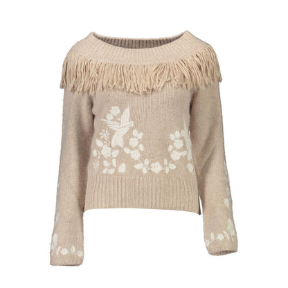 Beige Wool Sweater