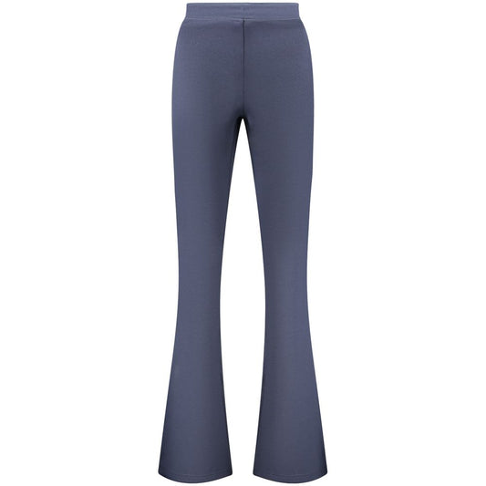 Blue Polyester Pant