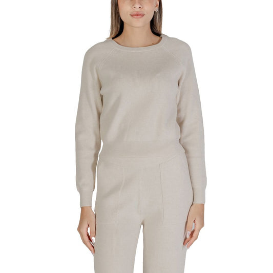 Beige Viscose Sweater