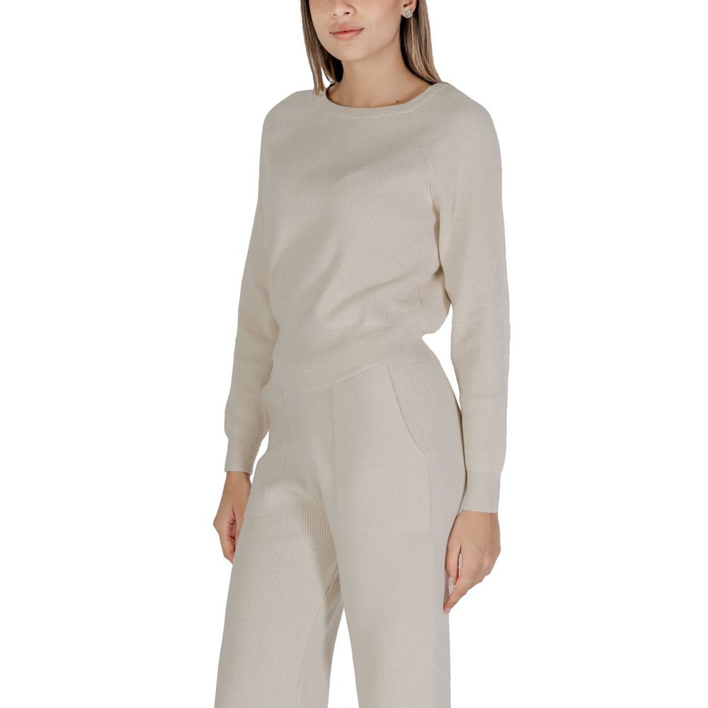 Beige Viscose Sweater