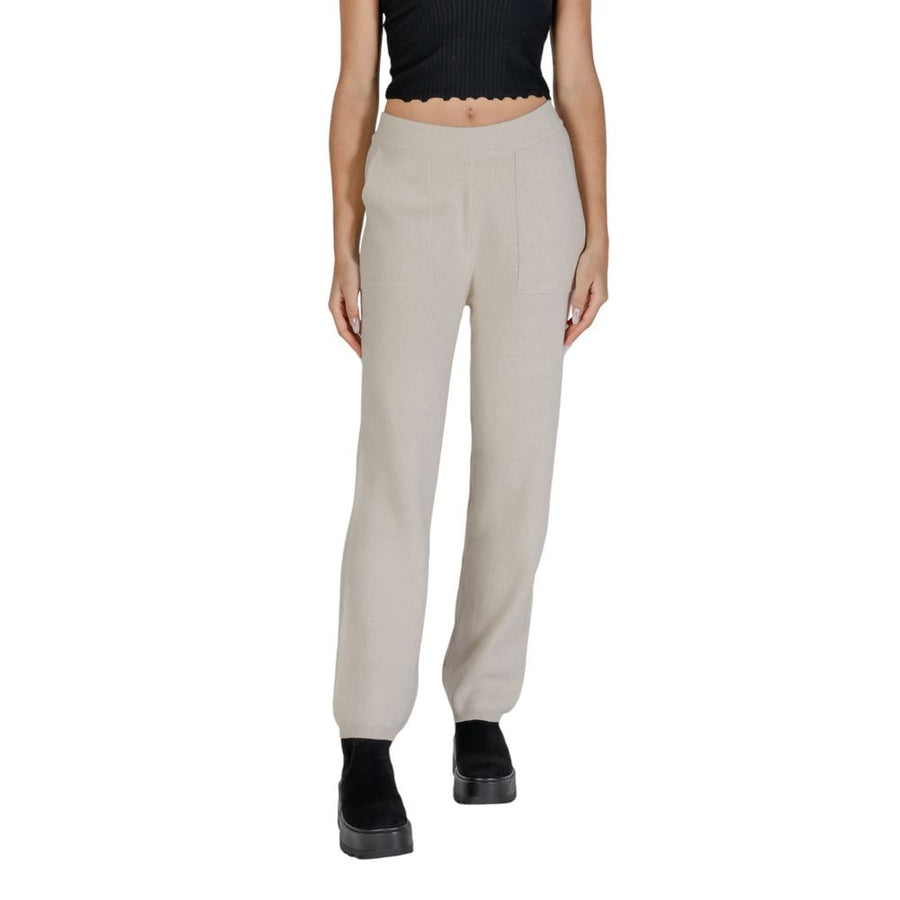 Beige Viscose Pant