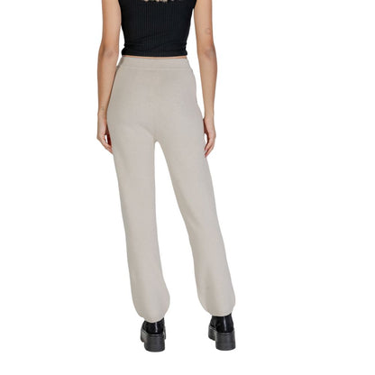 Beige Viscose Pant