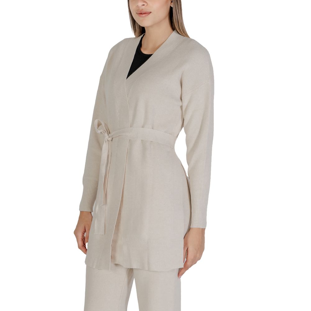 Beige Viscose Cardigan