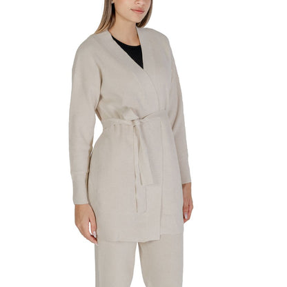 Beige Viscose Cardigan
