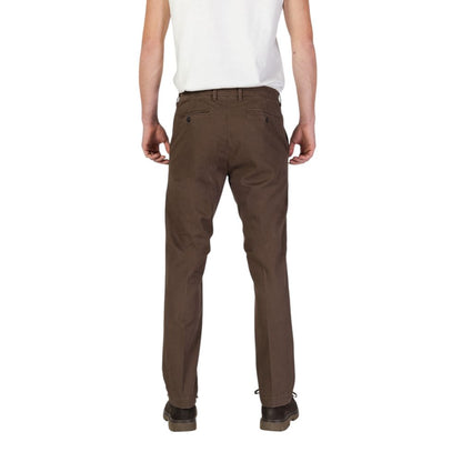 Brown Cotton Skinny Pant