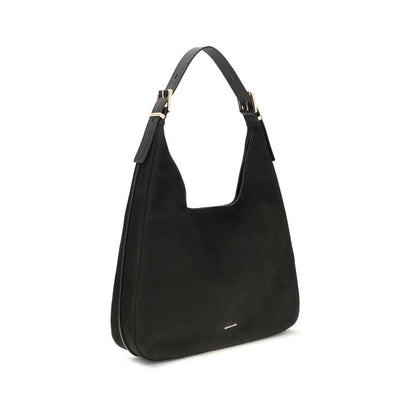 Black Calf Leather Bos Taurus Shoulder Bag
