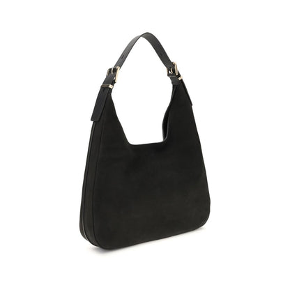 Black Calf Leather Bos Taurus Shoulder Bag
