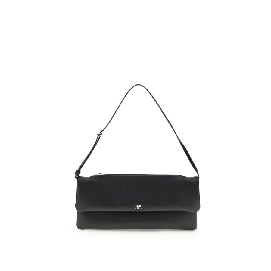 Black Calf Leather Bos Taurus Shoulder Bag