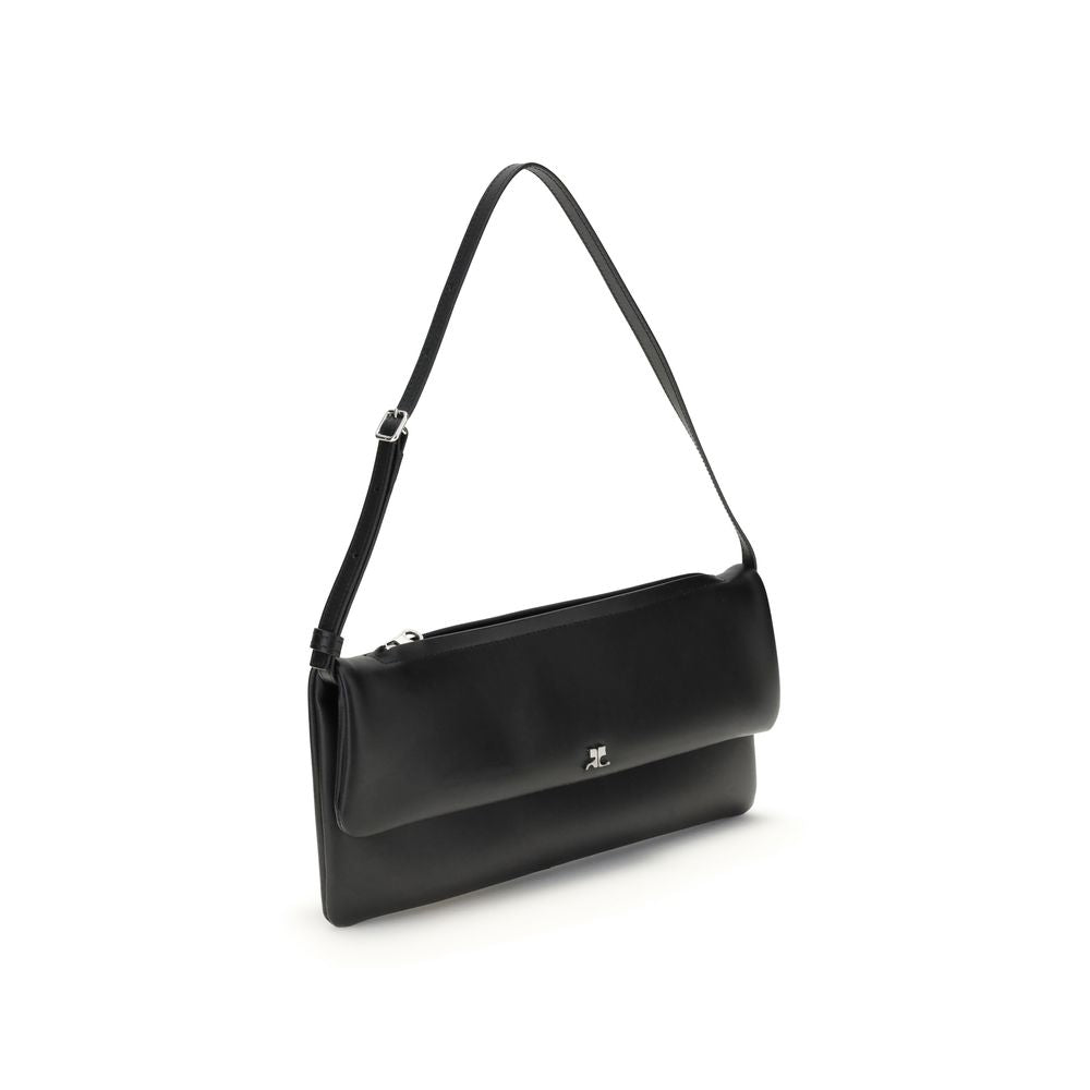 Black Calf Leather Bos Taurus Shoulder Bag