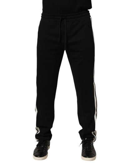 Black Cotton Jogger Sweatpants Trouser Pants
