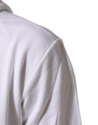 White Sacred Heart Hooded Sweatshirt Sweater