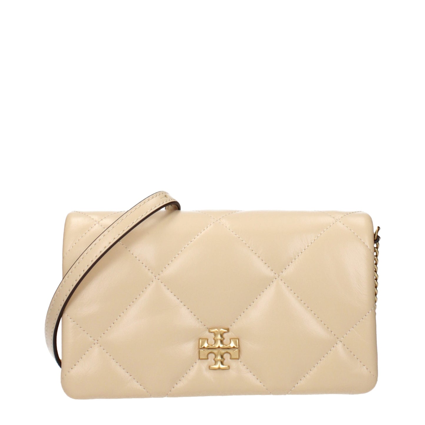 Beige Leather Crossbody Bags