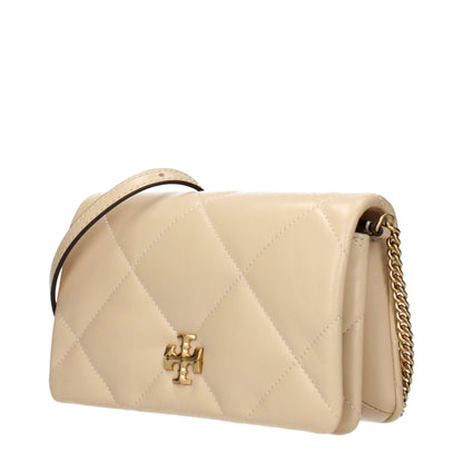 Beige Leather Crossbody Bags