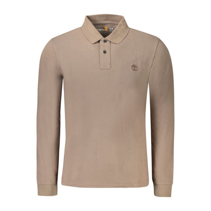 Brown Cotton Polo Shirt