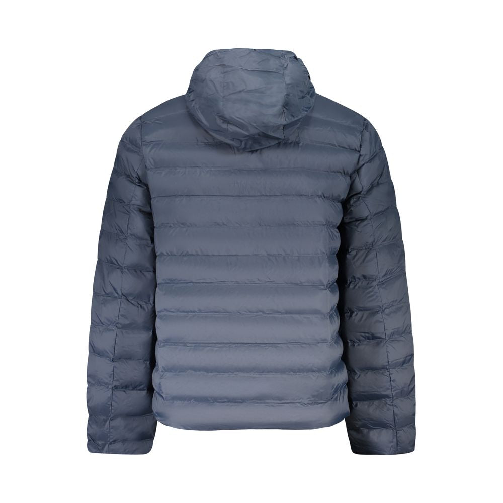 Blue Polyamide Jackets & Coat