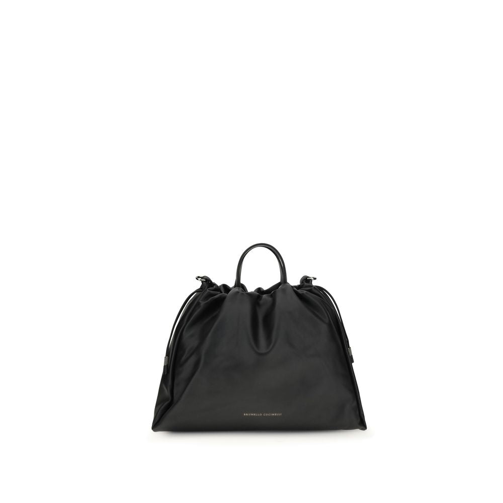 Black Calf Leather Bos Taurus Shoulder Bag