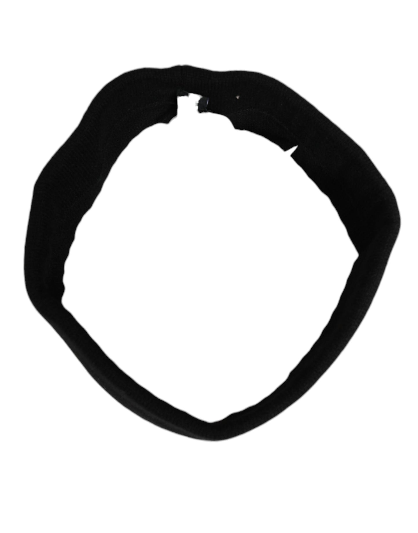 Black Cashmere Headband Knitted Cap One Size Men Hat