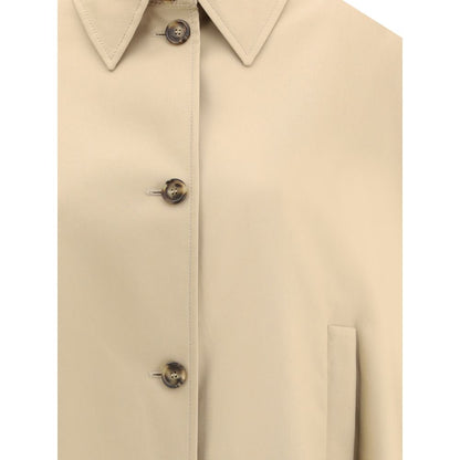 Beige Cotton Coat