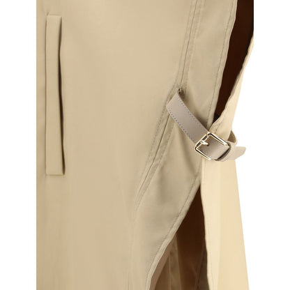 Beige Cotton Coat