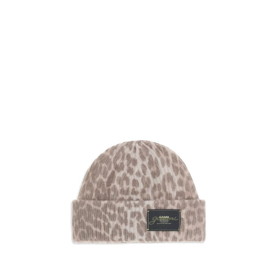 Beige Wool Beanie