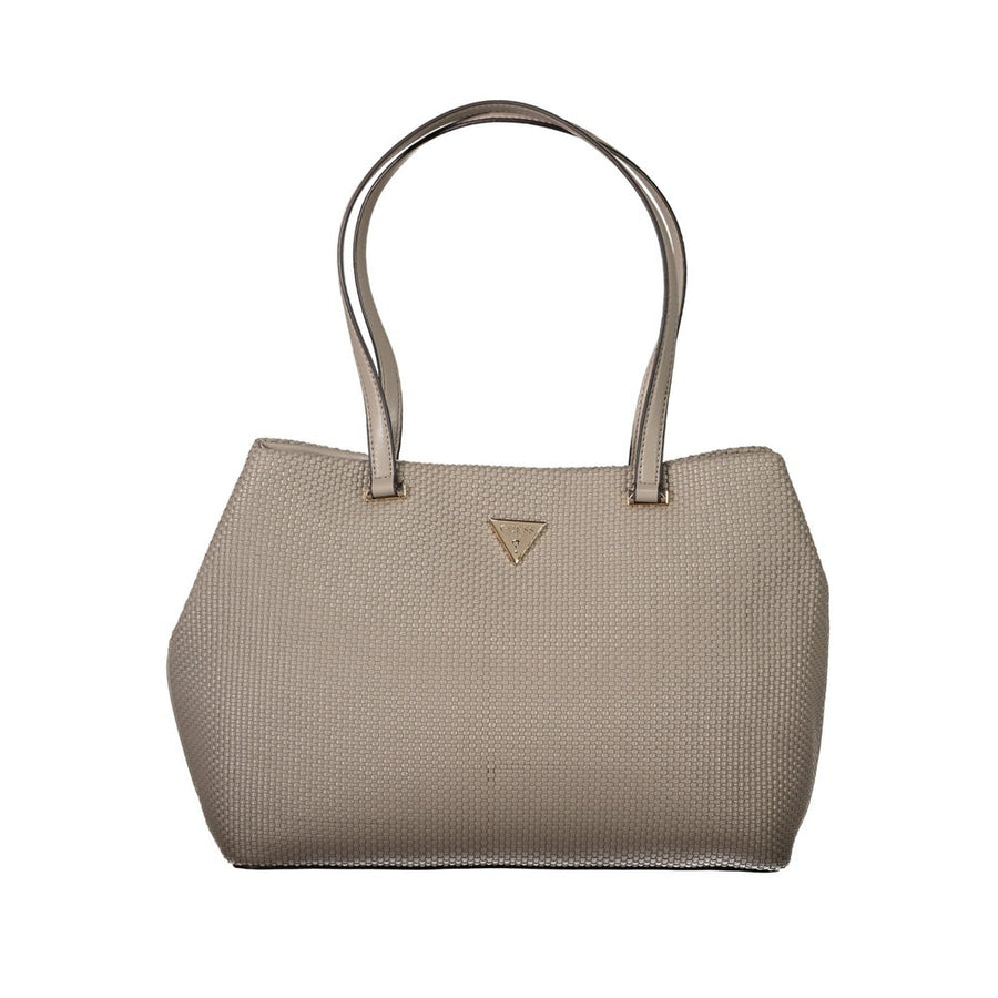 Beige Polyethylene Handbag