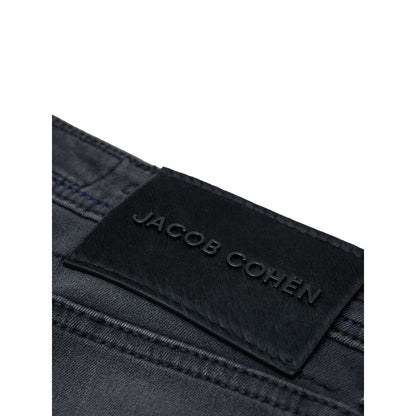 Black Cotton Skinny Jeans