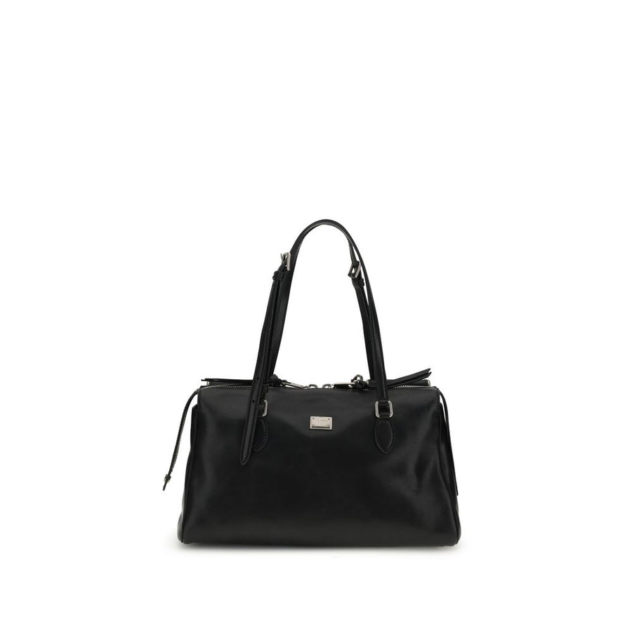 Black Calf Leather Bos Taurus Shoulder Bag
