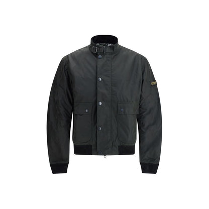 Black Cotton Shell Jacket