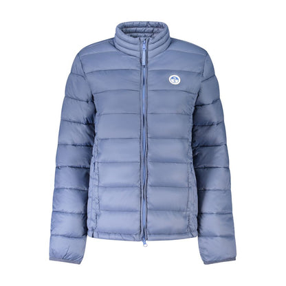 Blue Polyamide Jackets & Coat