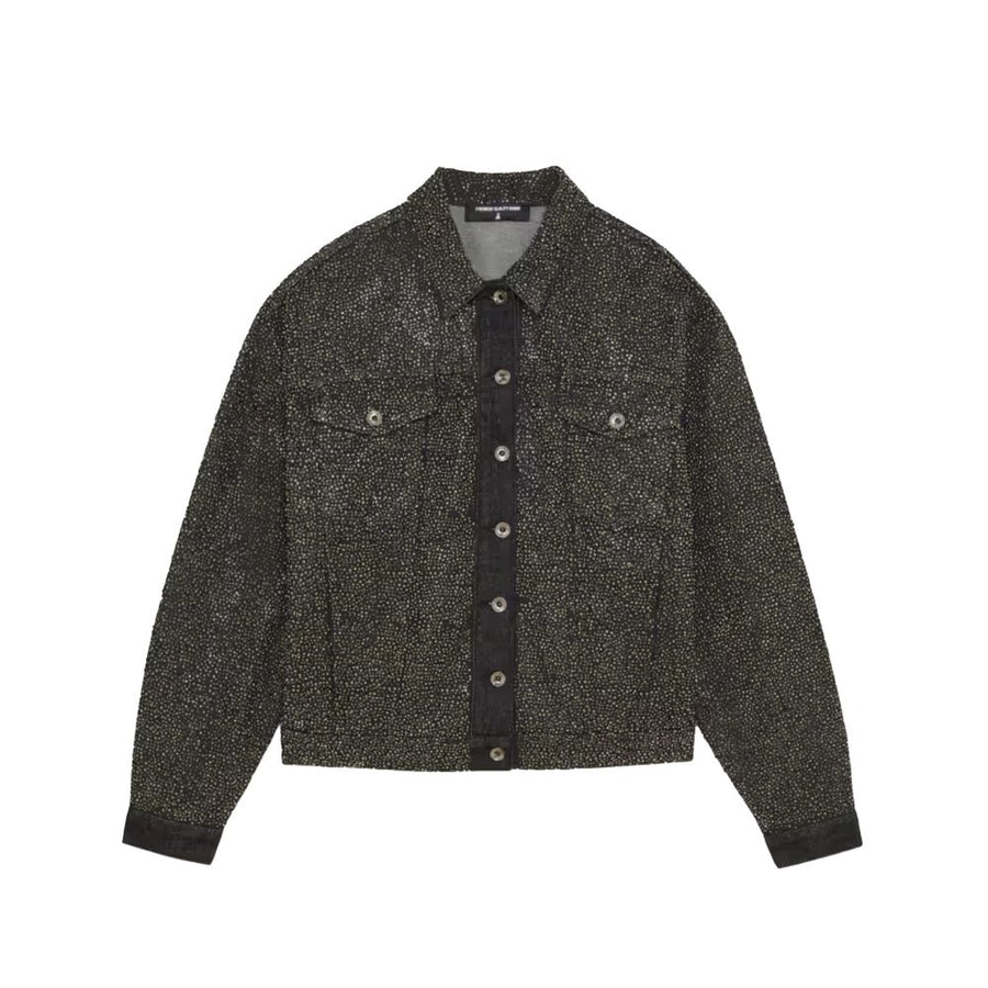 Black Cotton Jackets & Coat