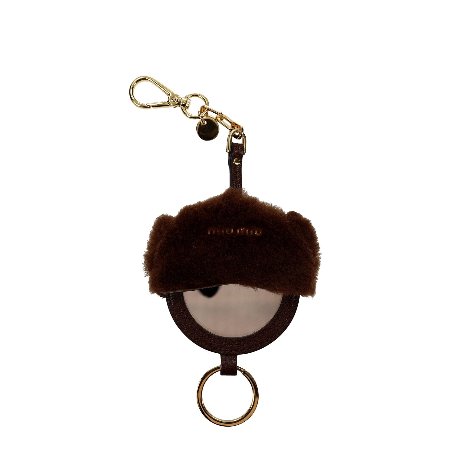 Brown Fur Keychain