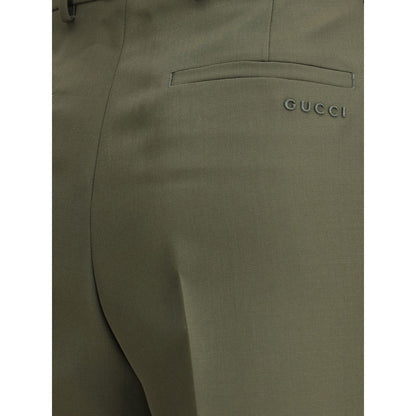 Bicolor Wool Pants