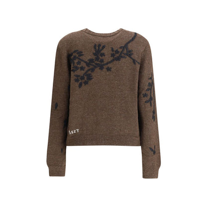 Brown Alpaca Vicugna Pacos Cardigan