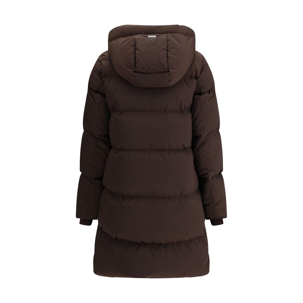 Brown Goose Down Parka