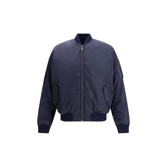 Blue Recycled Polyamide Bomber