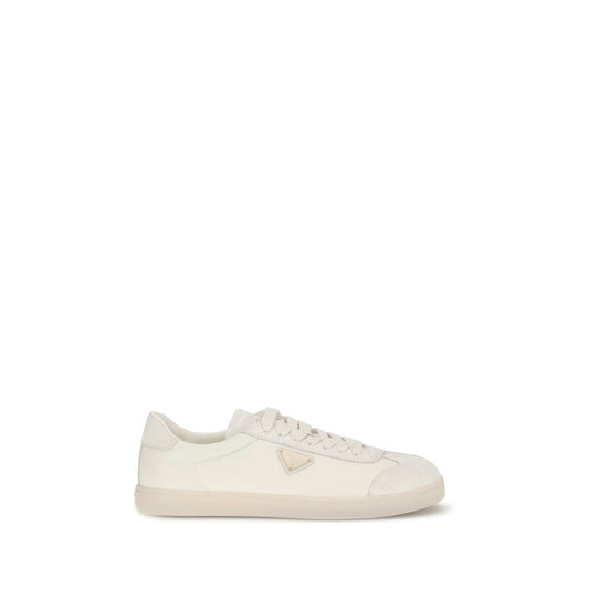 Beige Polyamide Low Top Sneakers