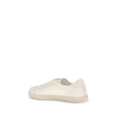 Beige Polyamide Low Top Sneakers