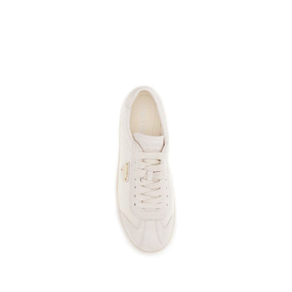 Beige Polyamide Low Top Sneakers