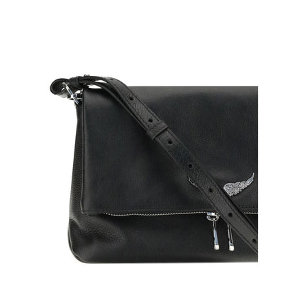 Black Calf Leather Bos Taurus Shoulder Bag