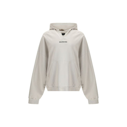 White Cotton Sweatshirt