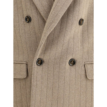 Brown Fleece Wool Jackets And Coat