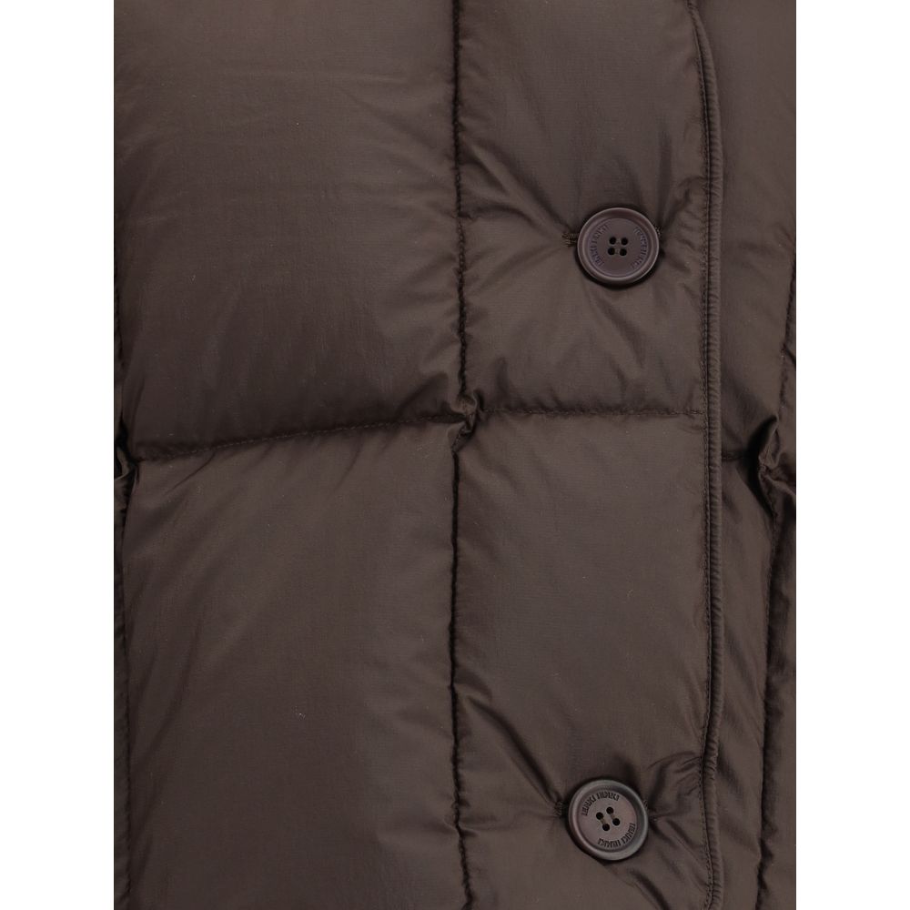 Brown Nylon Coat