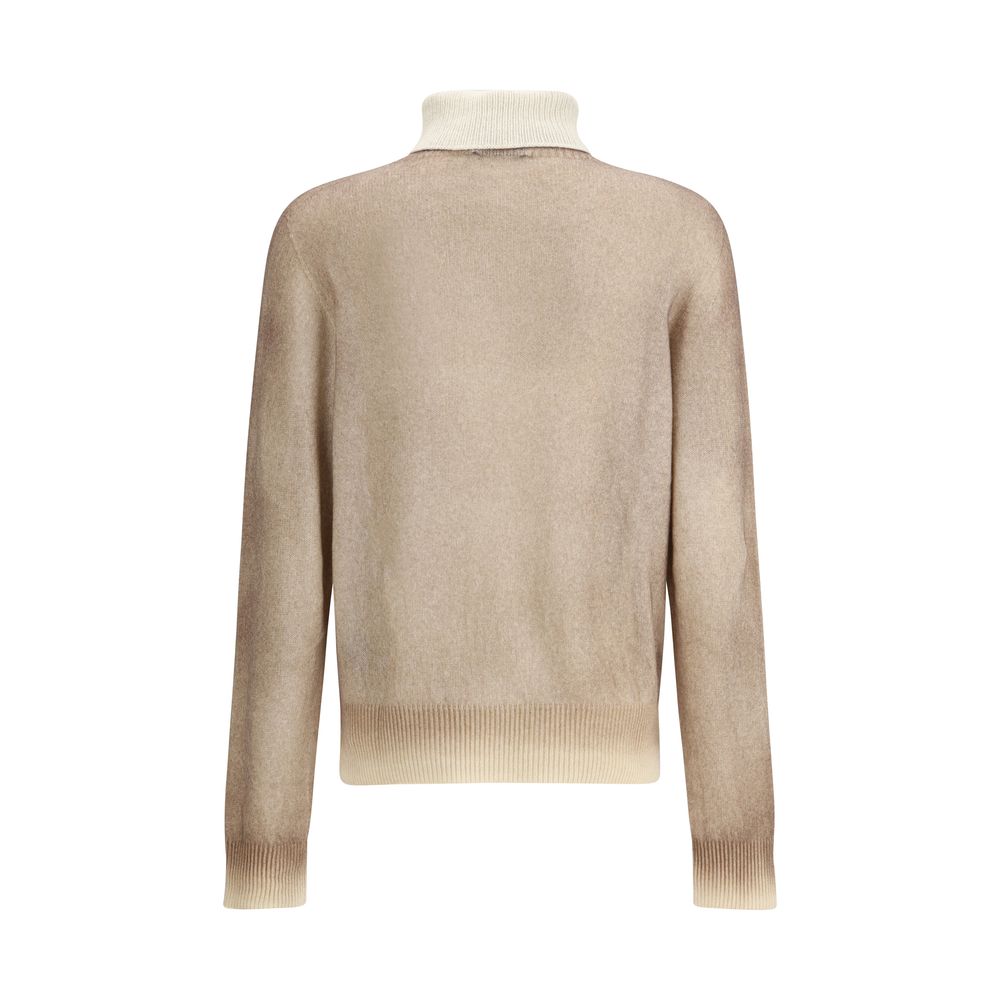 Brown Cashmere Turtleneck