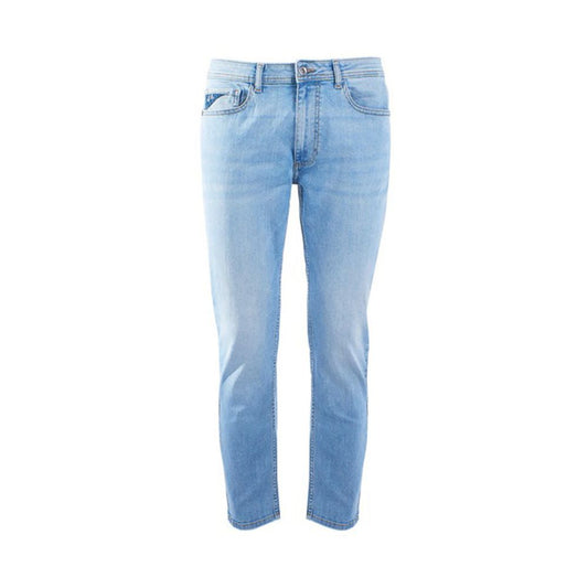 Blue Cotton Jeans Denim