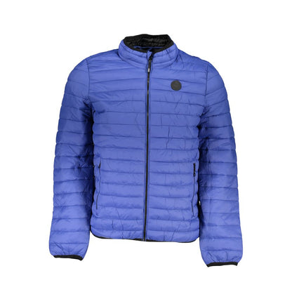 Blue Polyamide Jackets & Coat