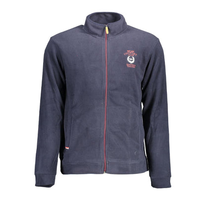 Blue Polyester Sweatshirt